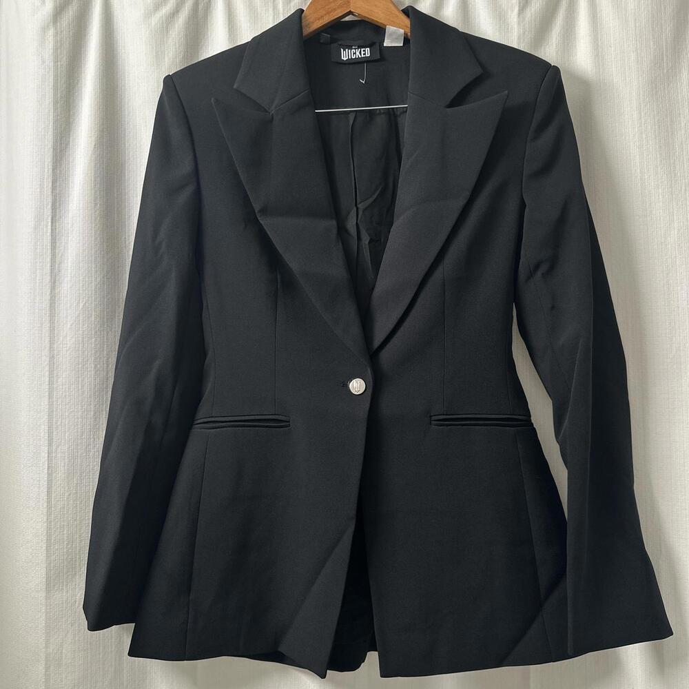 Hourglass Women's Black Tailored-jacket